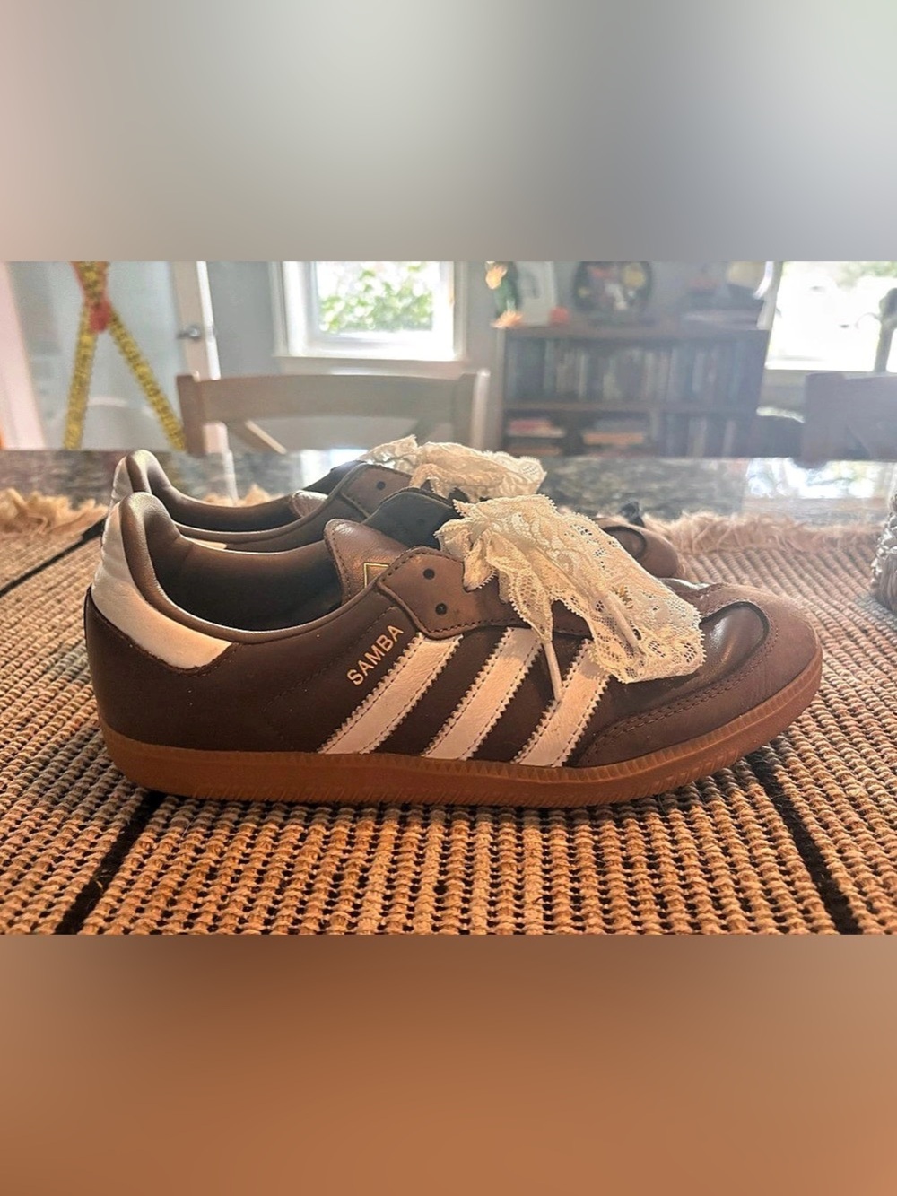 adidas Samba OG Fox Brown Off White Gum Sneakers